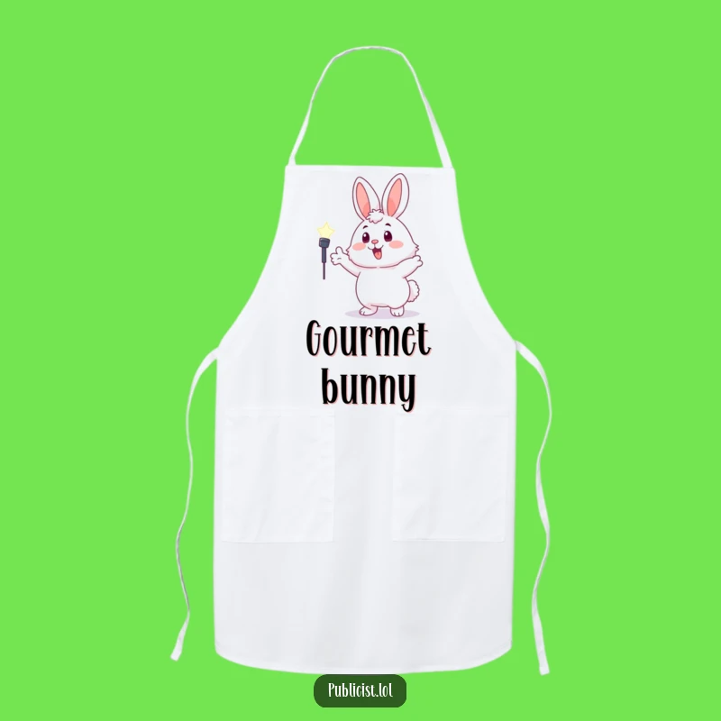 Funny Bunny Spotlight Apron - Kitchen Cheer & Character Fun Gift