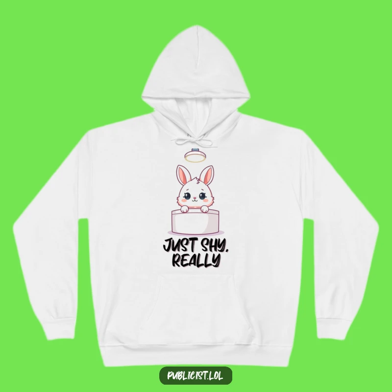 Funny Rabbit Campaign Hoodie: Stay Cozy in This Hilarious Podium Peeker, Perfect Funny Gift!