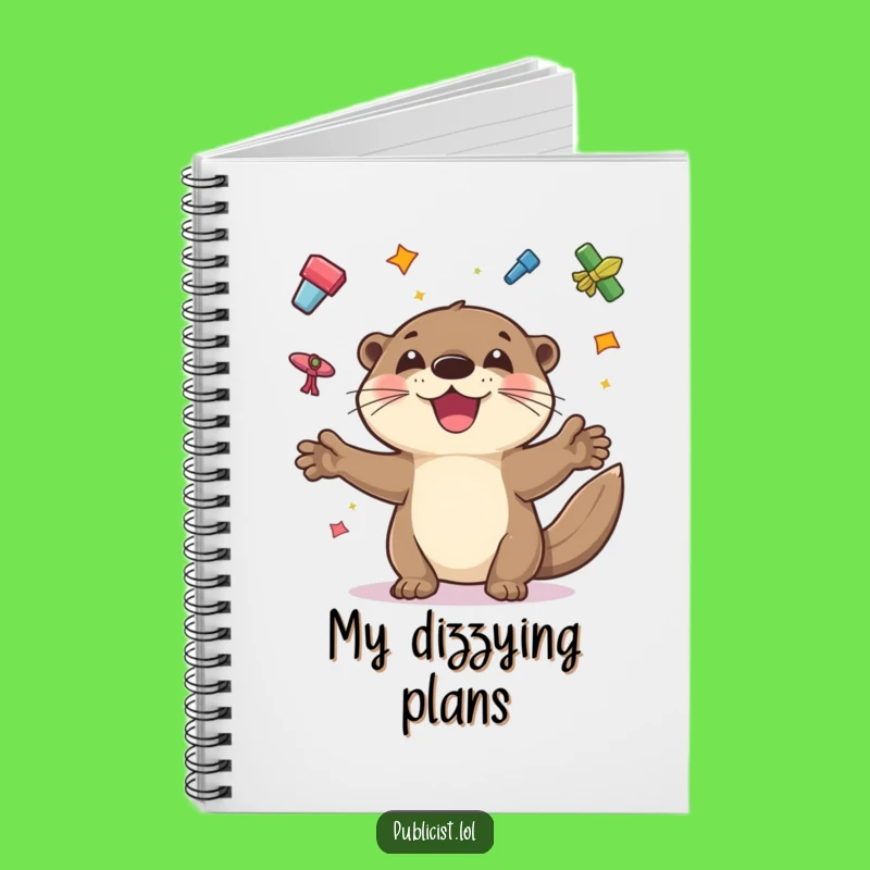 Funny Otter Planning Notebook: Jot Down Ideas with This Hilarious Juggling Otter, Perfect Gift!